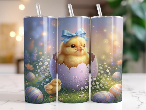 Baby Chick Easter Egg Tumbler Wrap: A Designer's Review