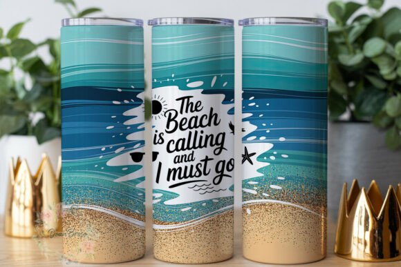 Beach is Calling 20oz Tumbler Design Review
