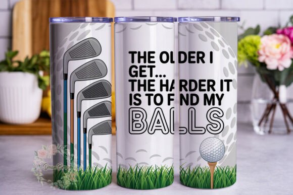 Funny Golf Quote 20oz Tumbler Wrap