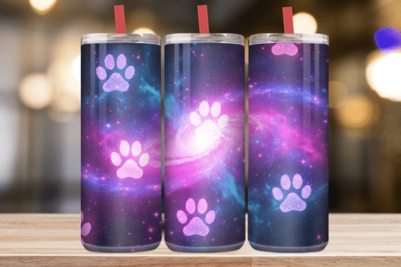 Galaxy Paw Print 20oz Skinny Tumbler Review