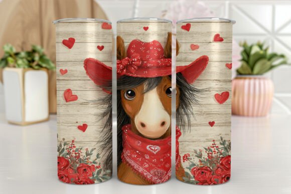 Horse Tumbler Wrap Design 20 Oz