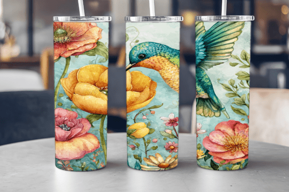 Hummingbird Flower Garden Tumbler: A Designer's Review