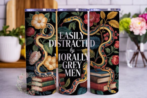Morally Grey Men Quote 20oz Tumbler