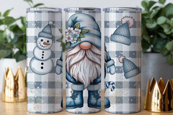 Review: Cozy Winter Gnomes Plaid Tumbler Wrap for Crafts