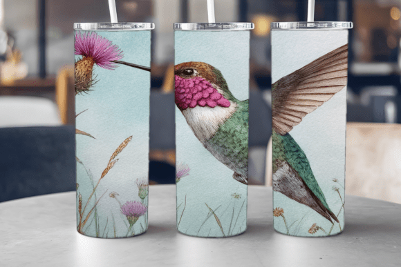 Review: Floral Hummingbird Tumbler Wrap for Stitchers