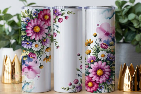 Review: Watercolor Floral AMELIA Tumbler Wrap for Embroidery