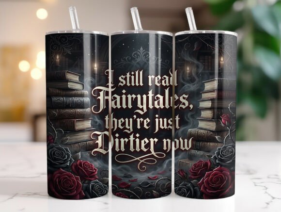 Spicy Book Lover Quote: A Designer's Take on 20oz Wraps