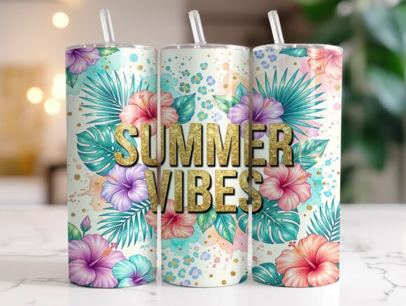 Summer Vibes Tropical Hibiscus Tumbler: A Designer's Review