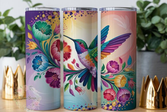 Vibrant Hummingbird Floral 20oz Tumbler Review