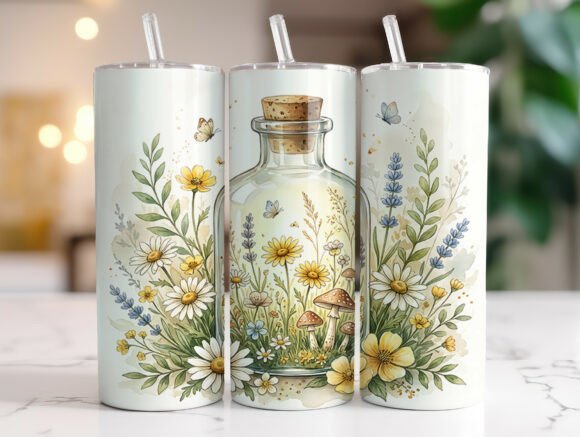 Wildflower Bottle Garden Floral Tumbler Design Review